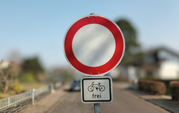 Beispielfoto Durchfahrt verboten