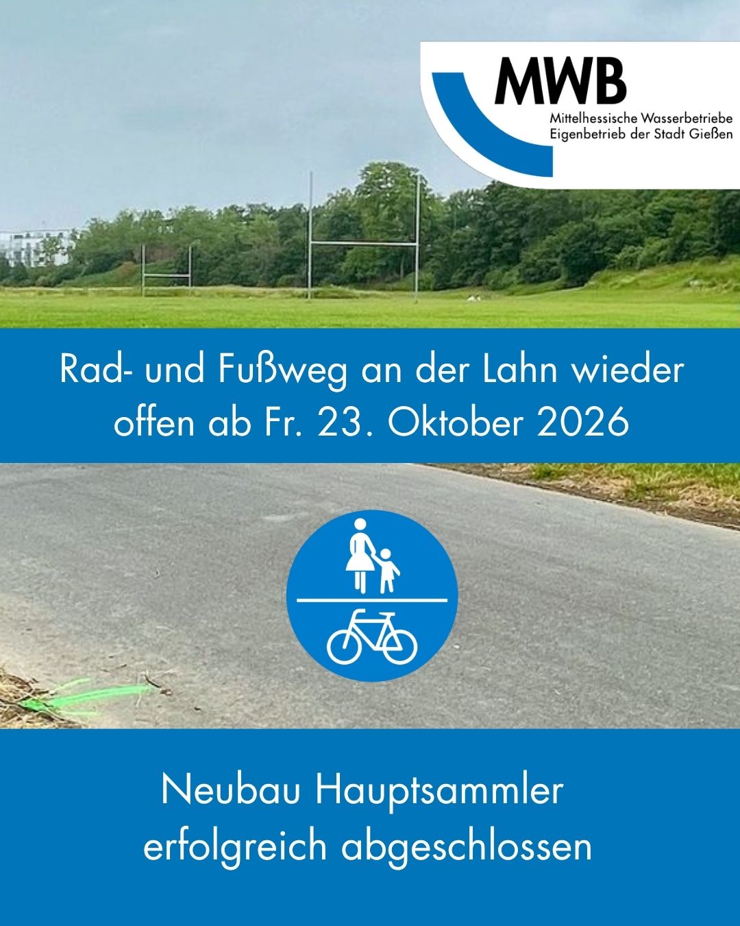 rad fussweg offen 231026 Insta